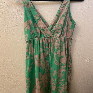 Green Floral Dress